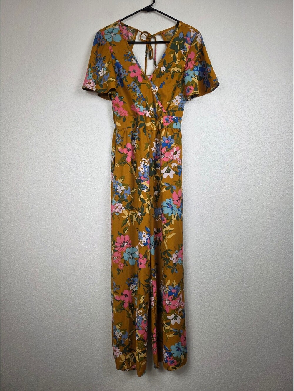 Anthropologie Band of Gypsies Floral Jumpsuit XS